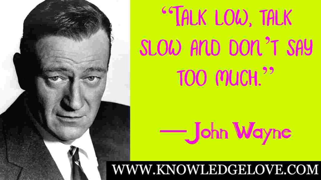 Famous Quotes of John Wayne