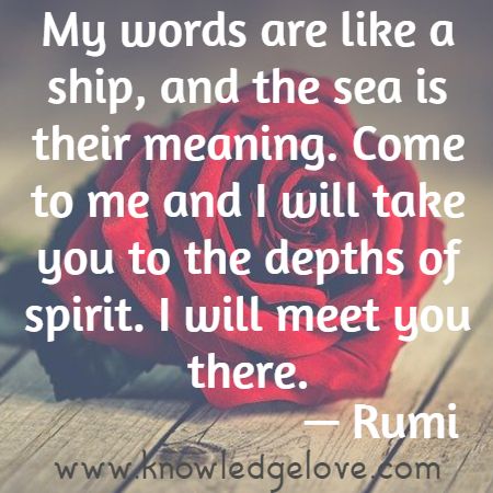 Rumi Quotes on Nature