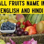 all fruits name is hindi and english with picture